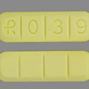 R039 Yellow Xanax Pills